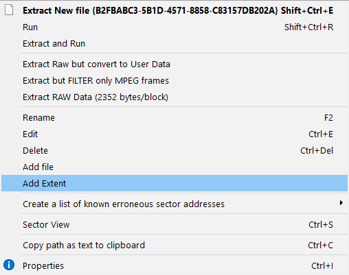 IsoBuster - Add, Edit, Delete files in the list of files found based on their signature