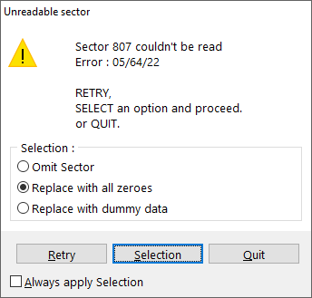 IsoBuster - Errors during extraction