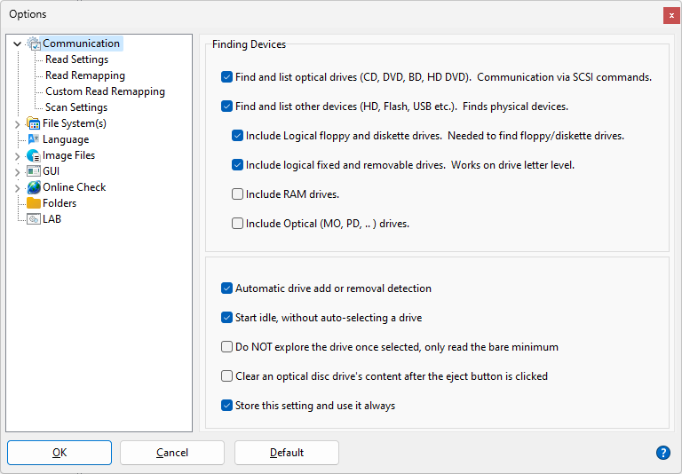 Communication  (Finding Devices)