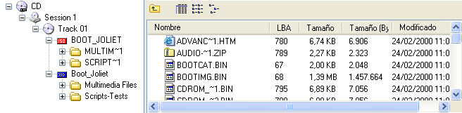IsoBuster - Sistemas de Archivos