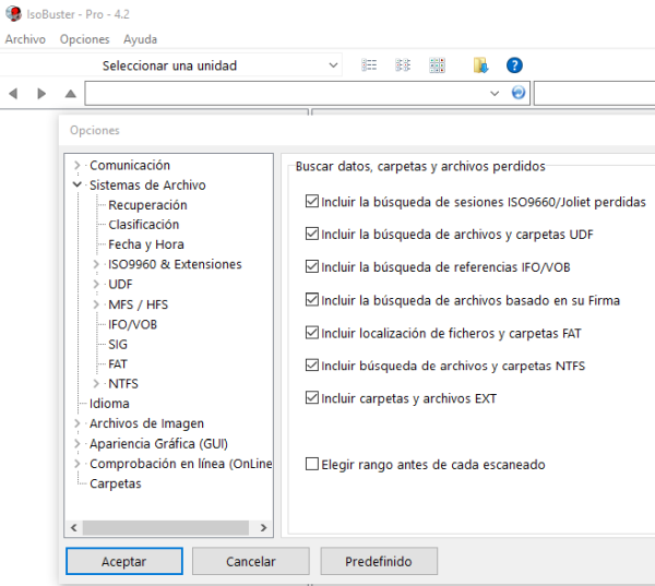 Capturas de Pantalla de IsoBuster 4.2
