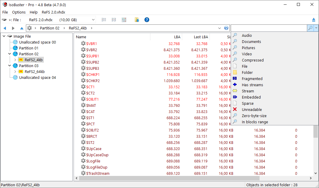 IsoBuster 4.8 Screenshot