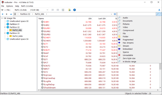 IsoBuster 4.8 Screenshot