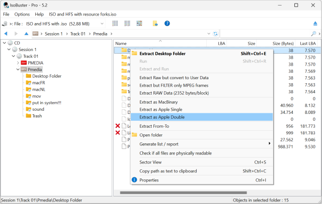 IsoBuster 5.2 - 64 bit - beeld
