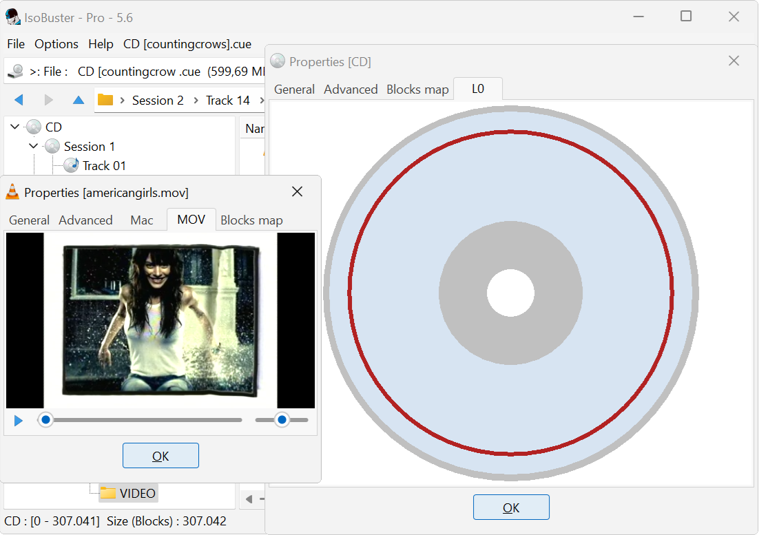 IsoBuster 5.6 - 64 bit - Bildschirmfoto