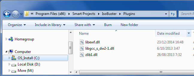 MinGW compiled LibEWF.dll for IsoBuster