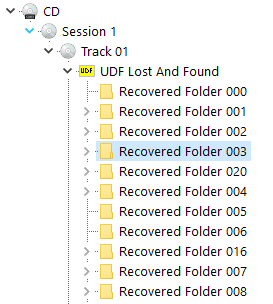 Vind verloren bestanden en folders